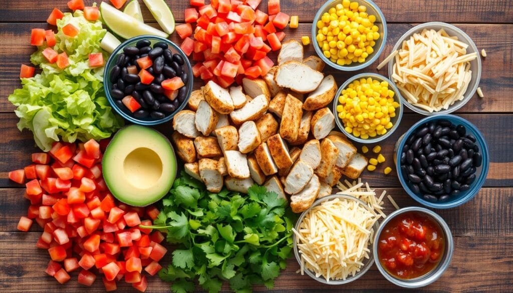 taco bowl ingredients