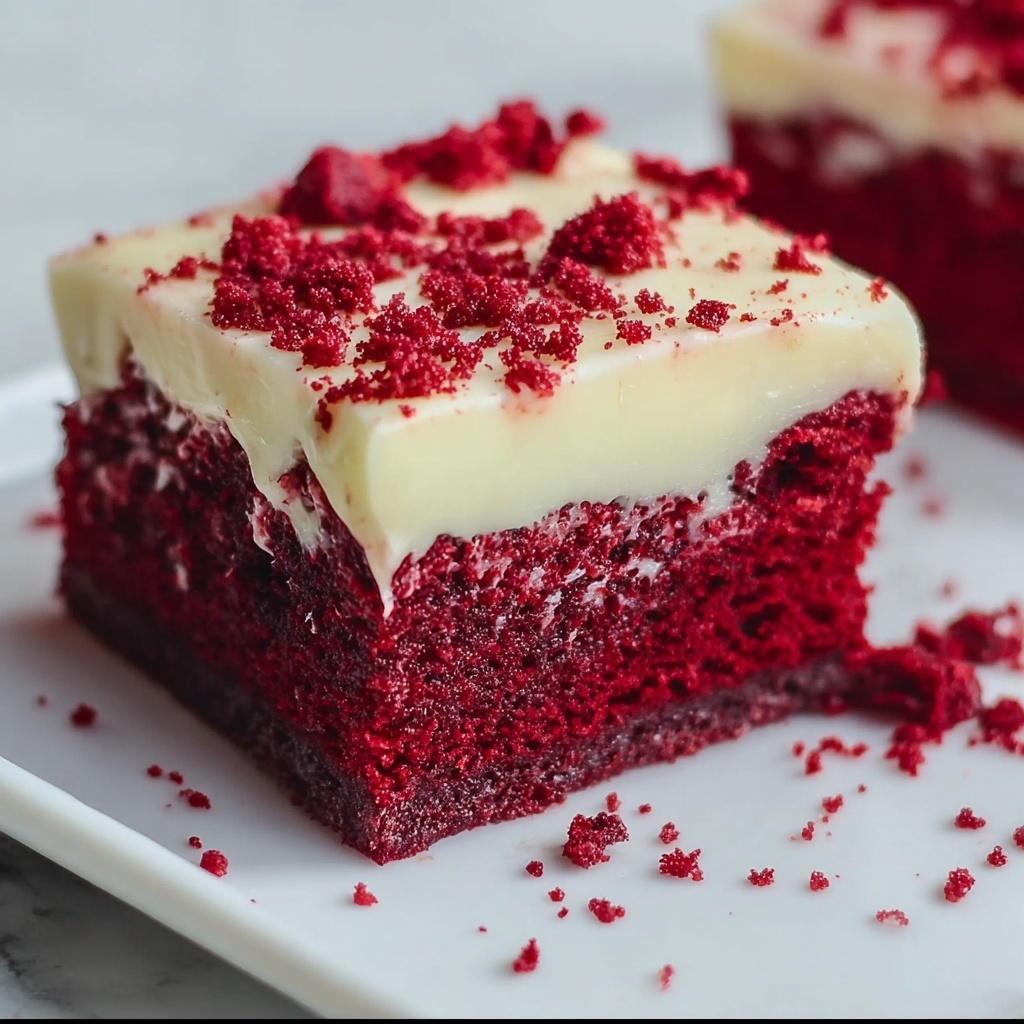 Homemade Red Velvet Brownie Dippers with Cream Cheese Dip Recipe - Recipe Image