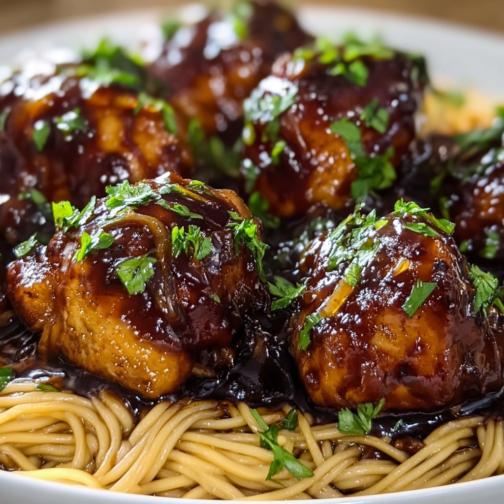 One-Pot Honey Garlic Chicken & Noodles Recipe - Recipe Image