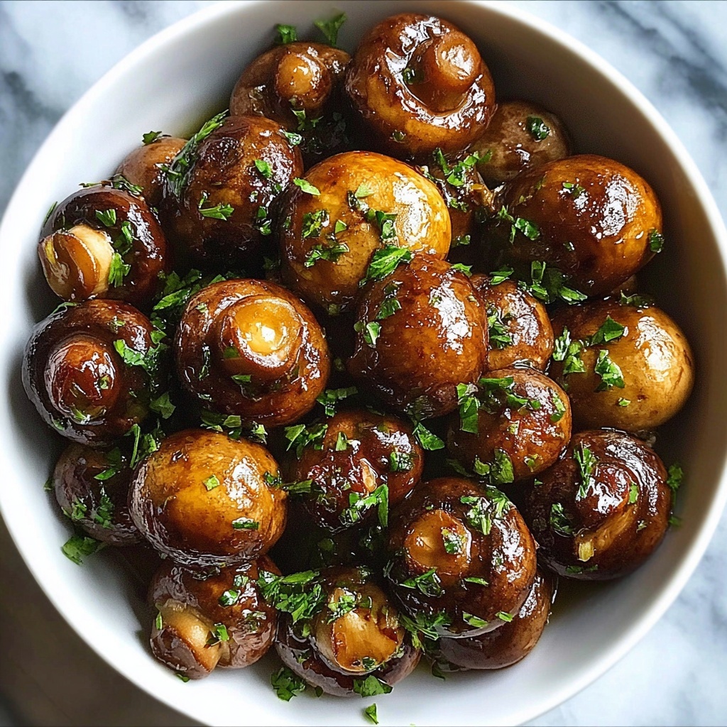 Roasted Mushrooms with Balsamic, Garlic, and Thyme Recipe - Recipe Image