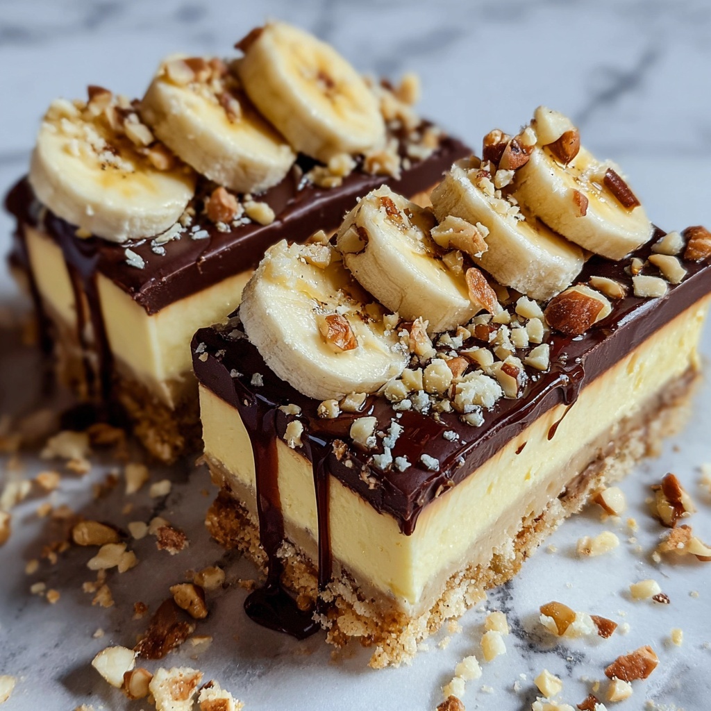 Frozen Banana Dessert Bars Recipe - Recipe Image