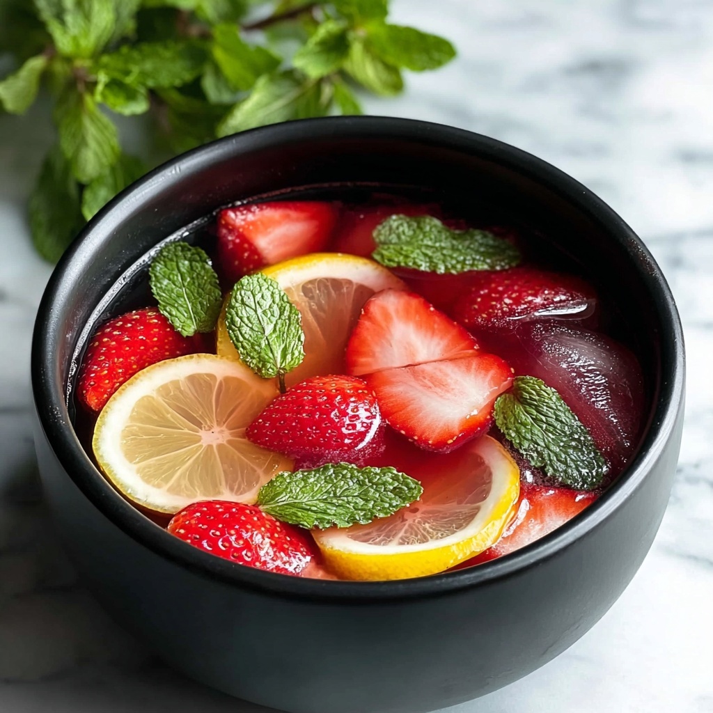 Hibiscus Tea Strawberry-Lemonade Refresher Recipe - Recipe Image