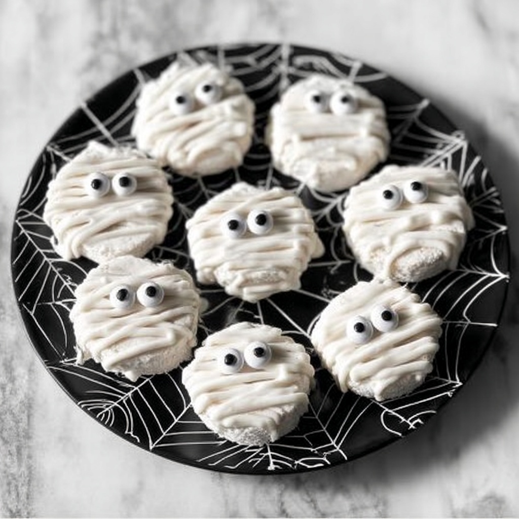 Mummy Doughnuts Recipe - Recipe Image