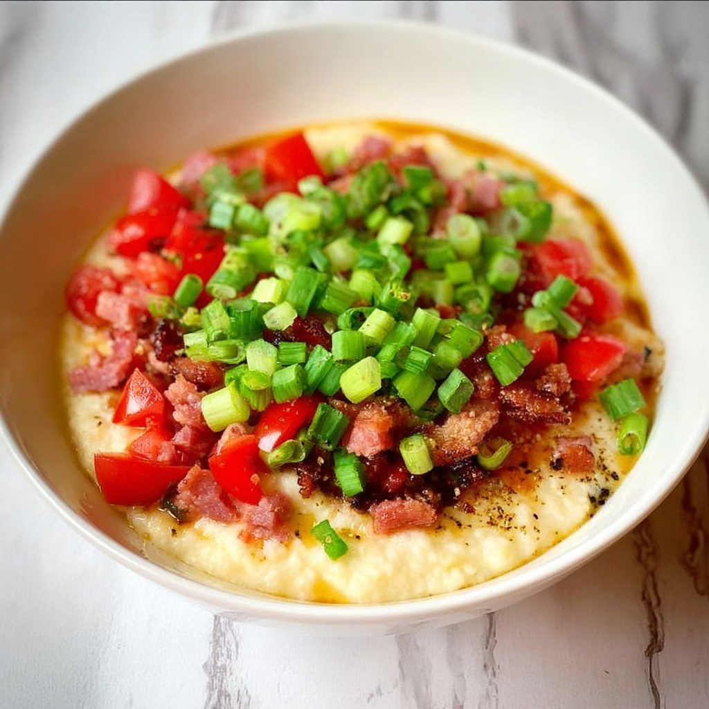 Slow Cooker Smoked Gouda Grits Recipe - Recipe Image