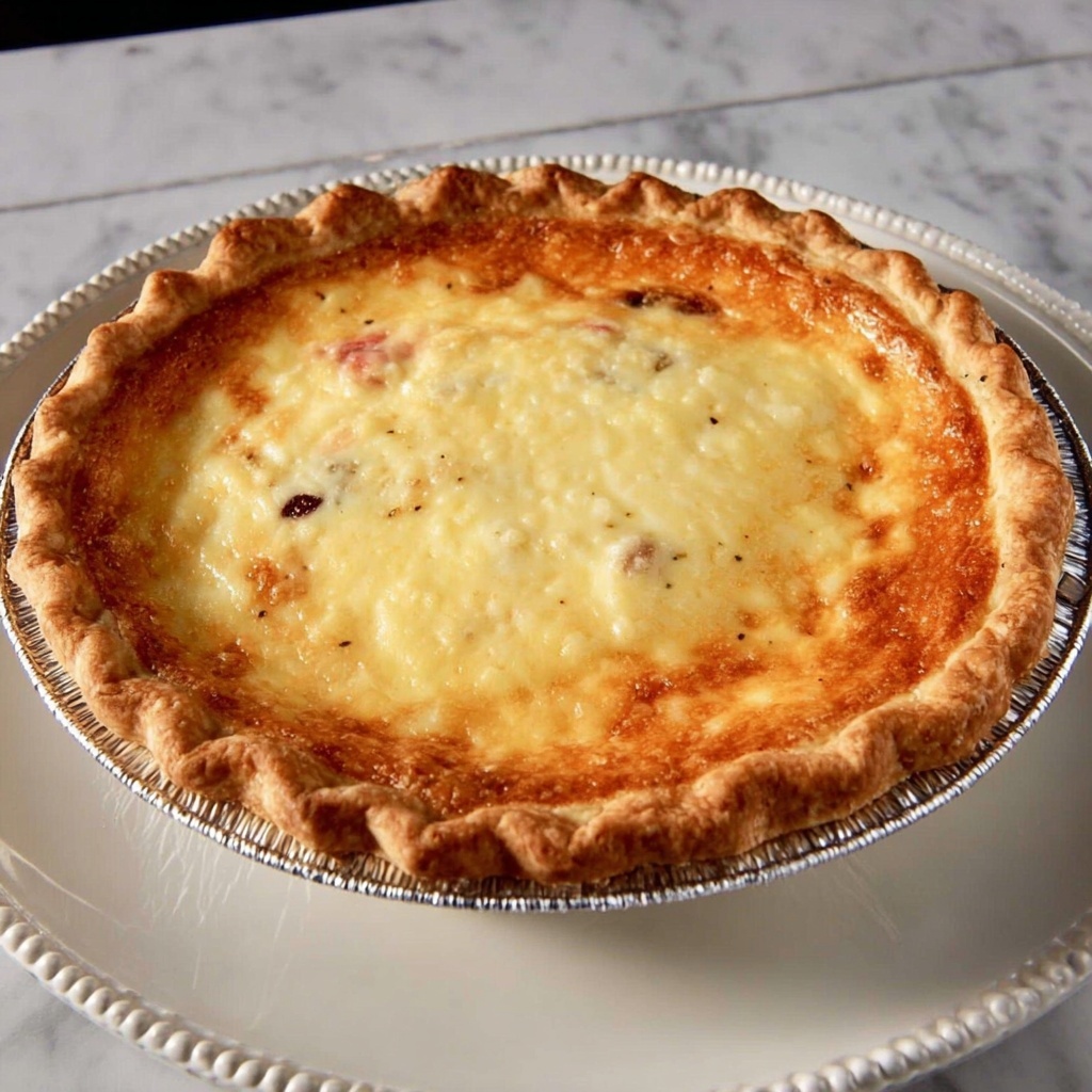 Julia Child's Bacon and Swiss Quiche Recipe - Recipe Image