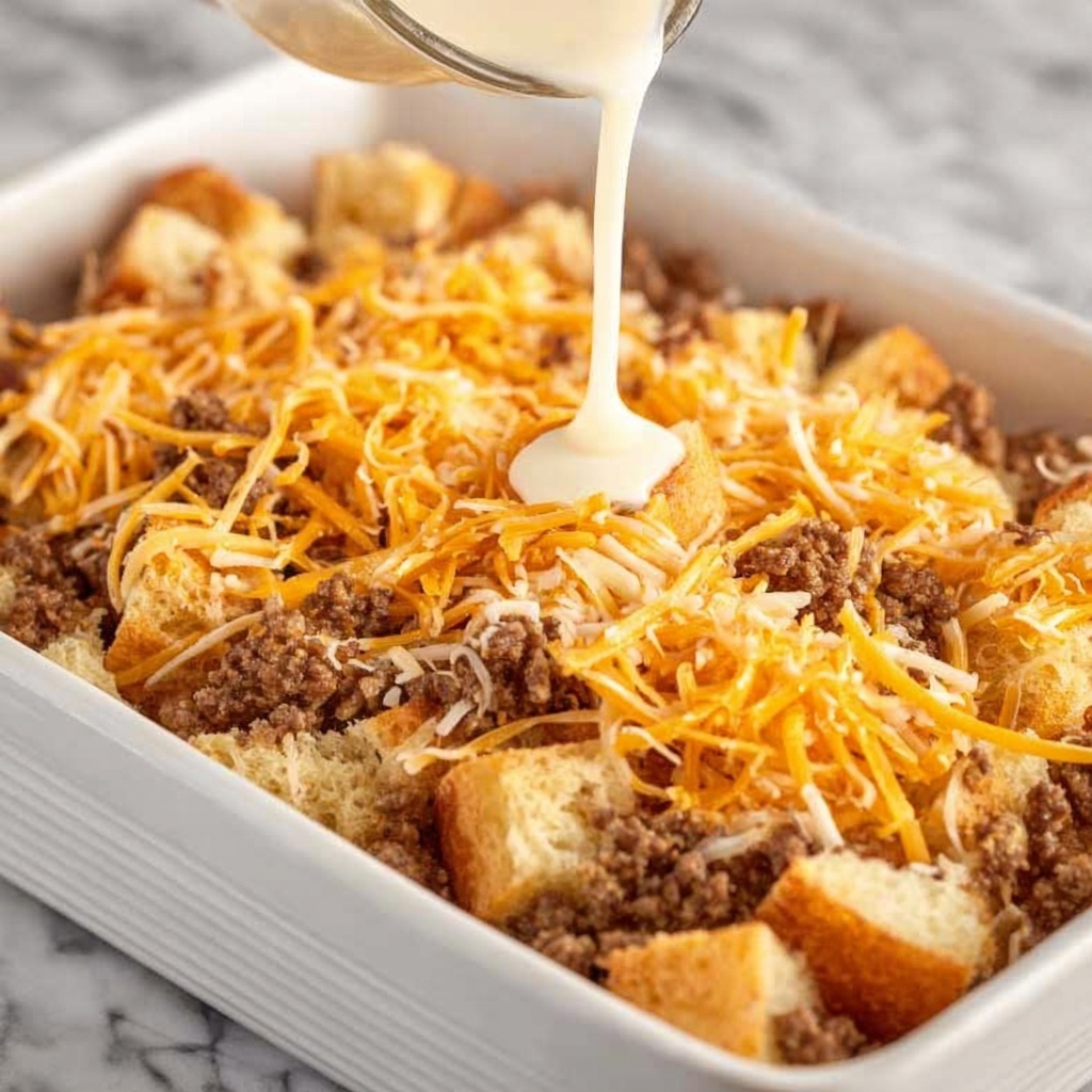 Sausage Croissant Breakfast Casserole Recipe - Recipe Image