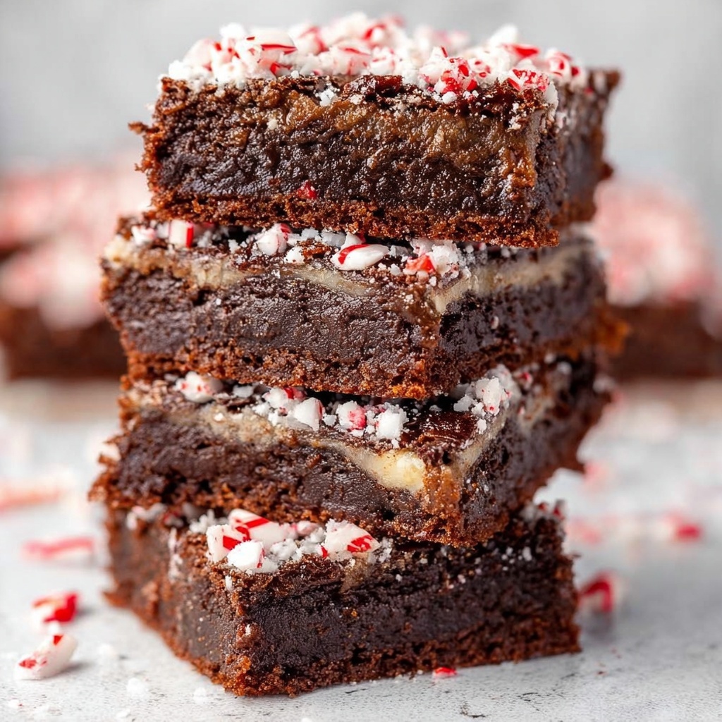 Peppermint Chocolate Cake Mix Bars Recipe - Recipe Image