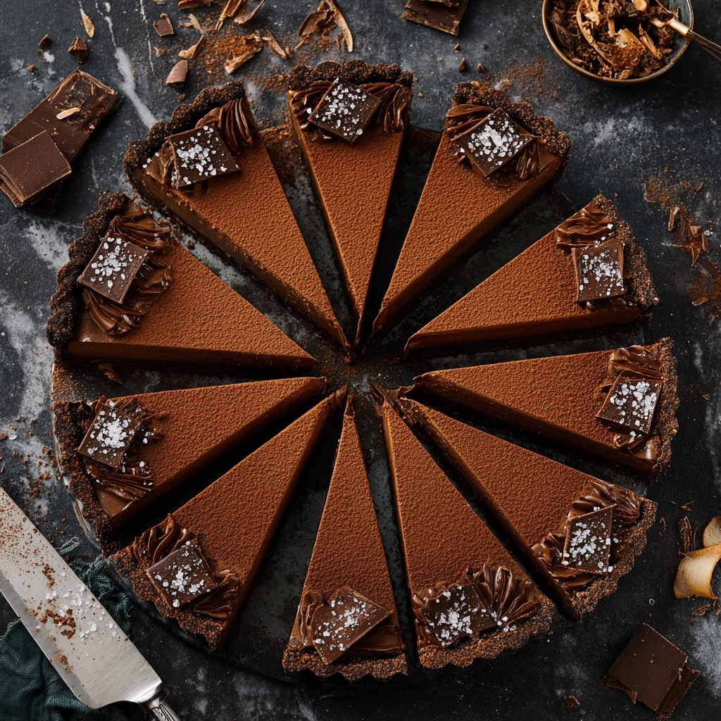 Vegan Chocolate Tart (Nut-Free) Recipe - Recipe Image