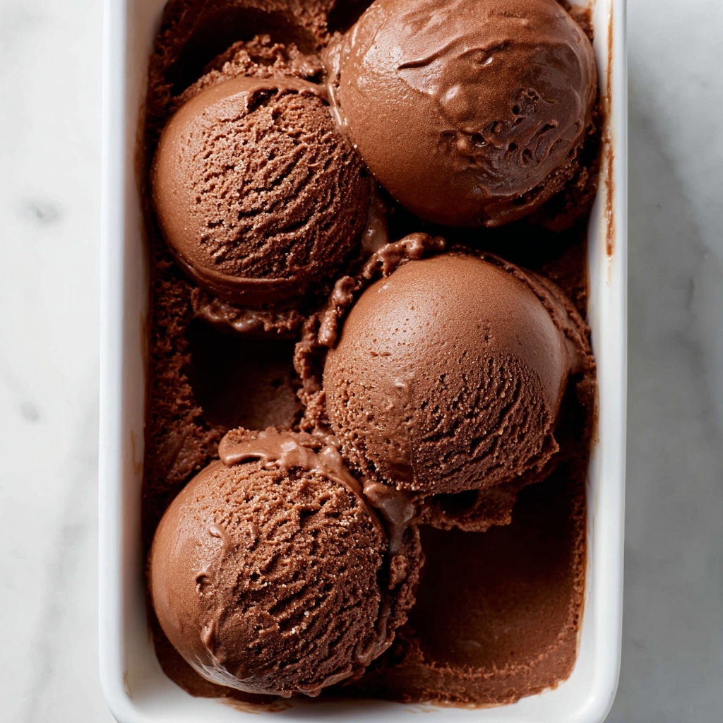 Chocolate No Churn Vegan Ice Cream Recipe - Recipe Image
