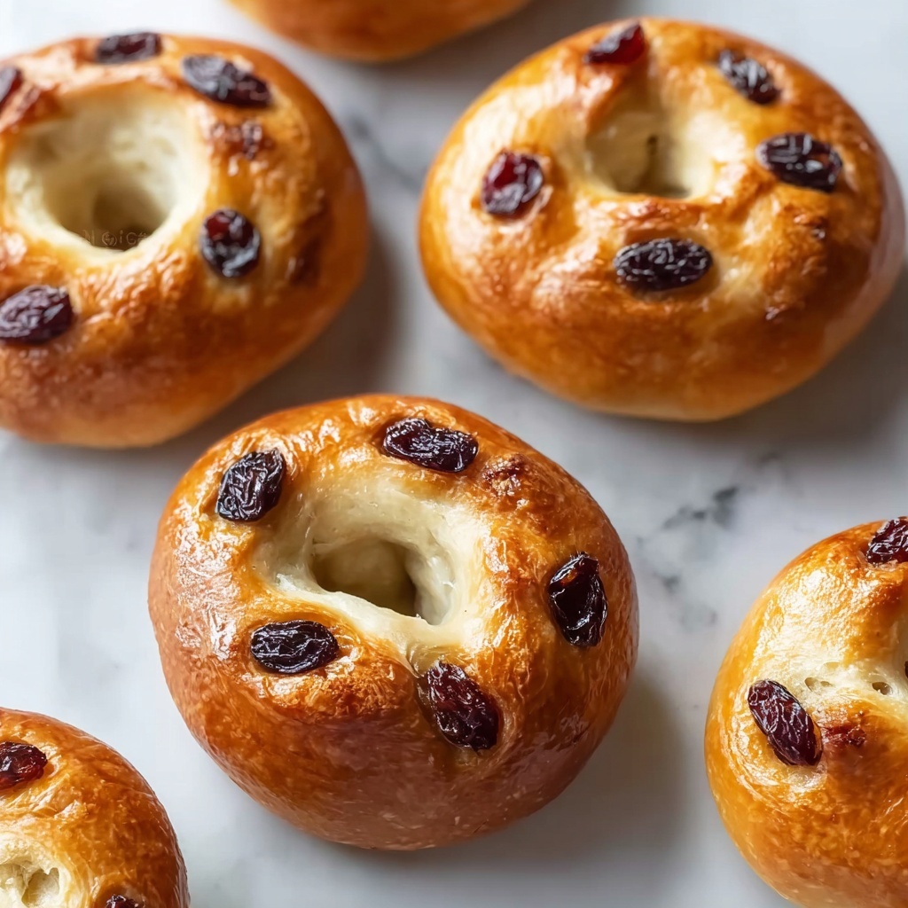 Easy Homemade Cinnamon Raisin Bagels Recipe - Recipe Image