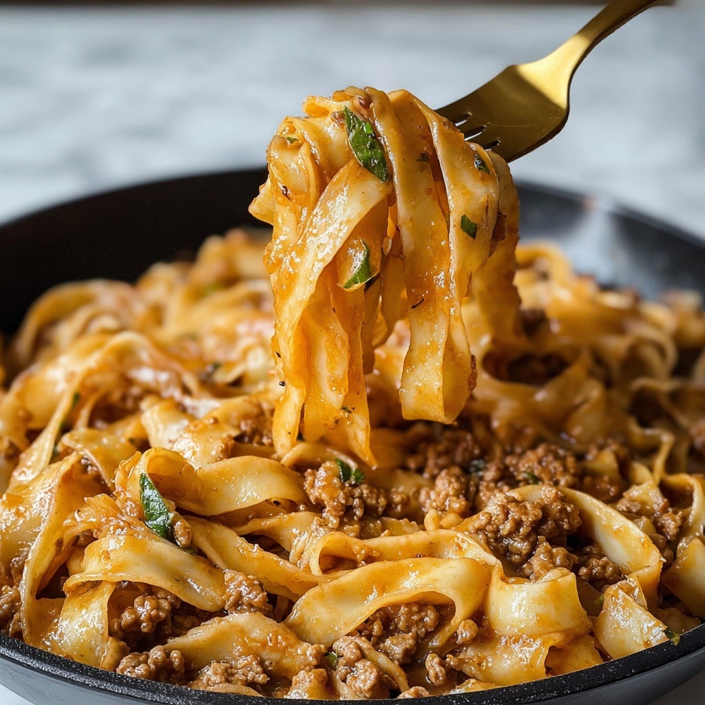 One-Pot Beef Ragu Pasta Recipe - Recipe Image