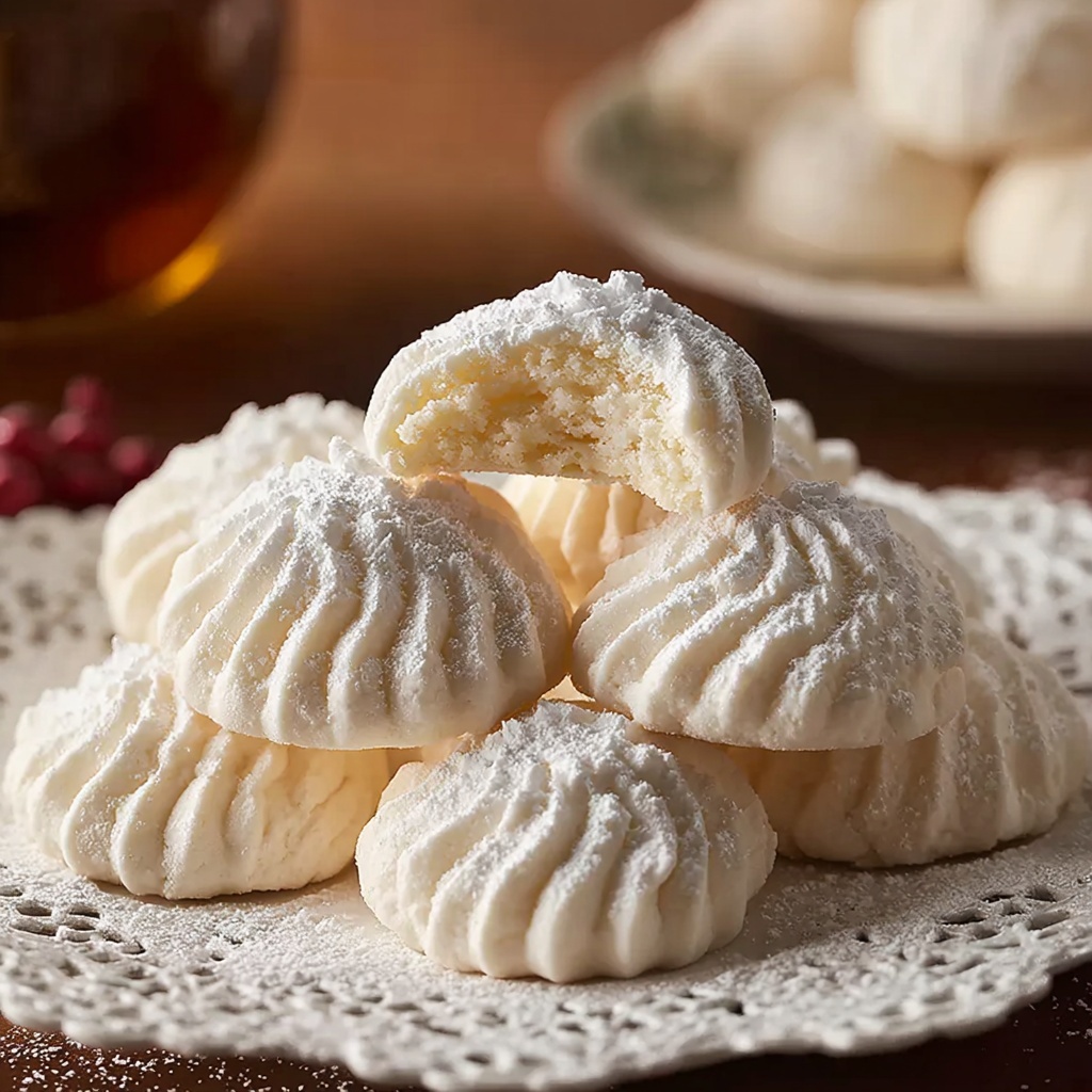 Sweetened Condensed Milk Snowball Cookies Recipe - Recipe Image