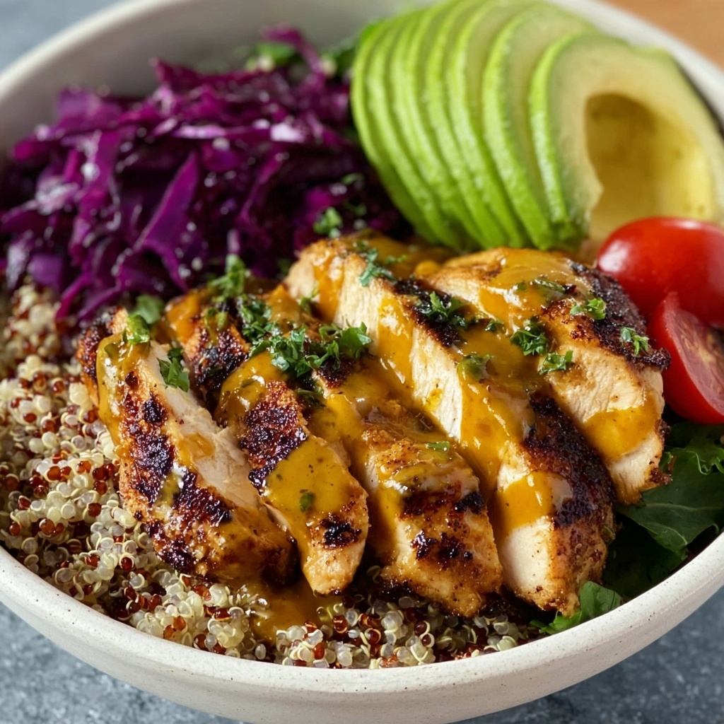 Grilled Chicken and Quinoa Salad Bowl Recipe - Recipe Image