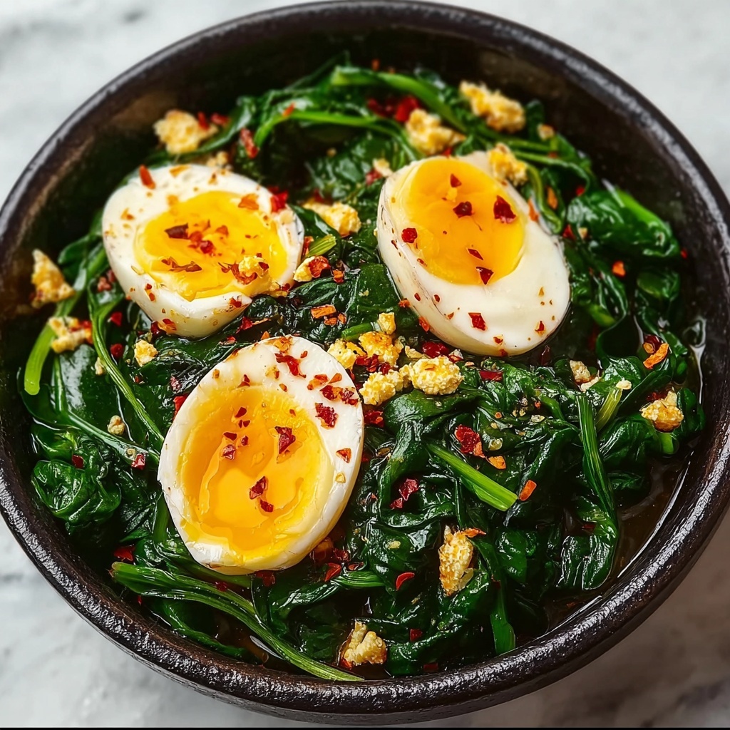Spinach and Egg Stir-Fry Recipe - Recipe Image