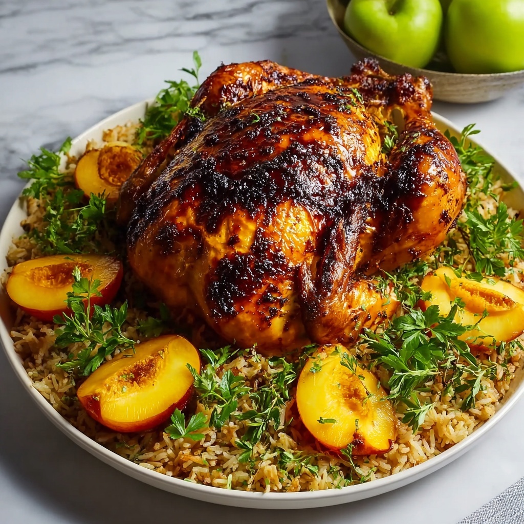 Apple Cider Glazed Roast Chicken Recipe - Recipe Image