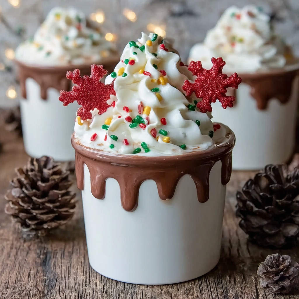 Christmas Chocolate Hot Cups Recipe - Recipe Image