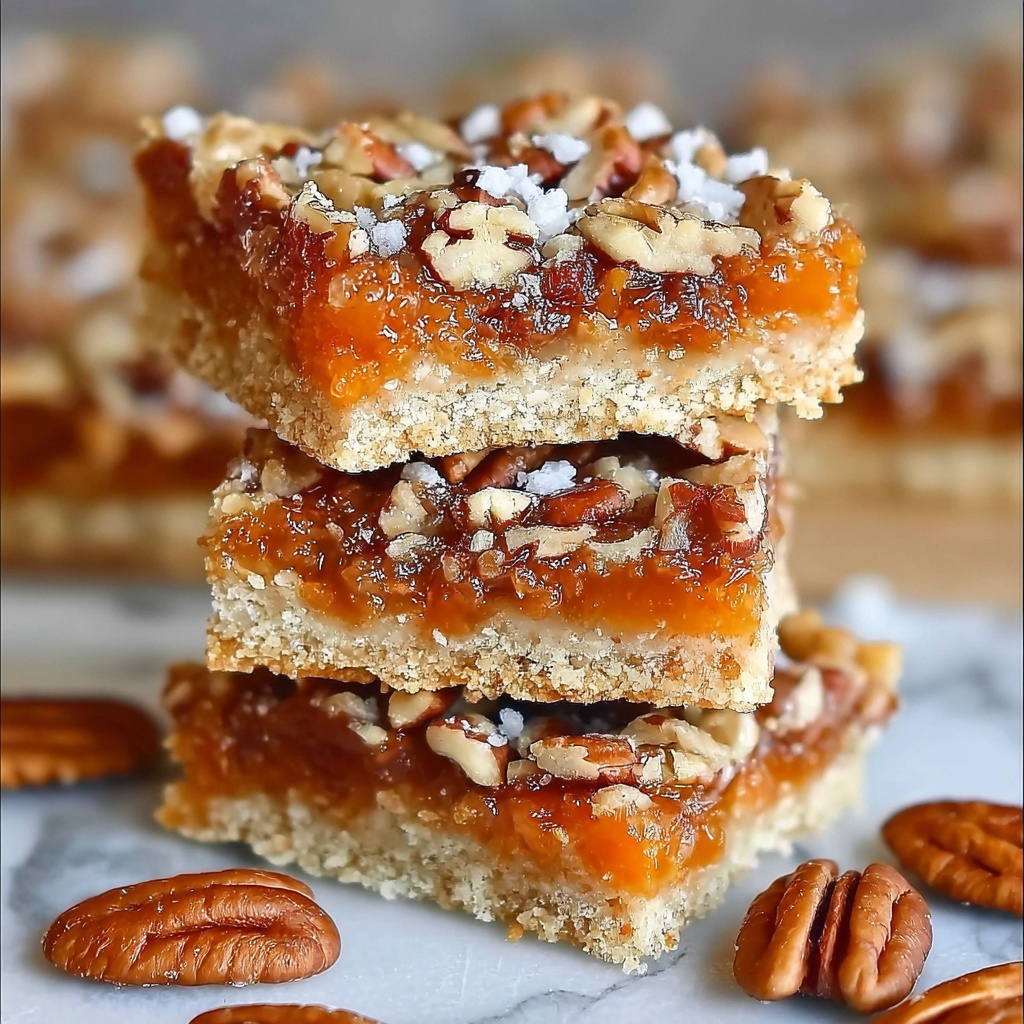 Apricot Coconut Pecan Bars Recipe - Recipe Image