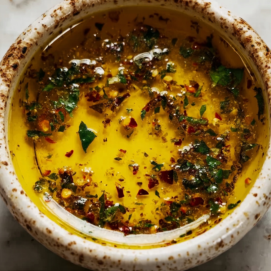 Garlic Herb Bread Dipping Oil Recipe - Recipe Image