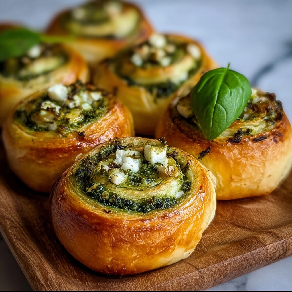 Feta, Spinach, and Pesto Brioche Loaf Recipe - Recipe Image