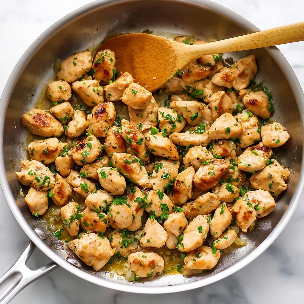 Garlic Butter Chicken Bites Recipe - Recipe Image