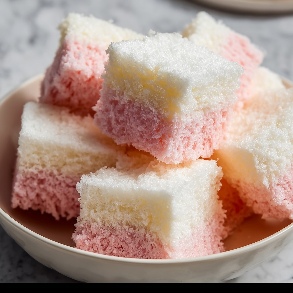 Coconut Ice Squares Recipe - Recipe Image