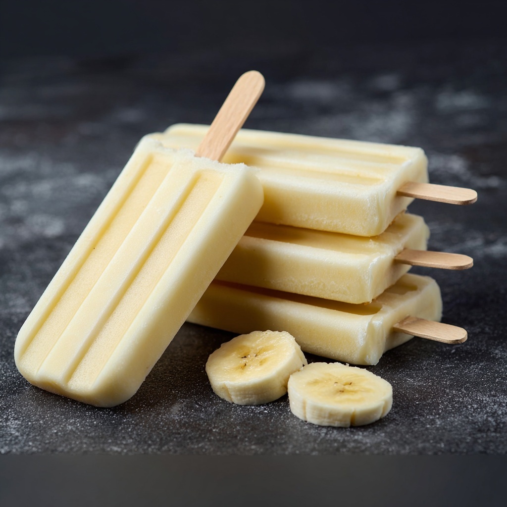 Creamy Banana Pudding Popsicles for a Refreshing Treat Recipe - Recipe Image
