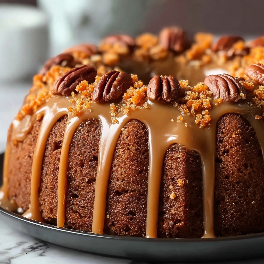 Sweet Potato Honeybun Cake with Pecans & Grated Sweet Potato Icing Recipe - Recipe Image