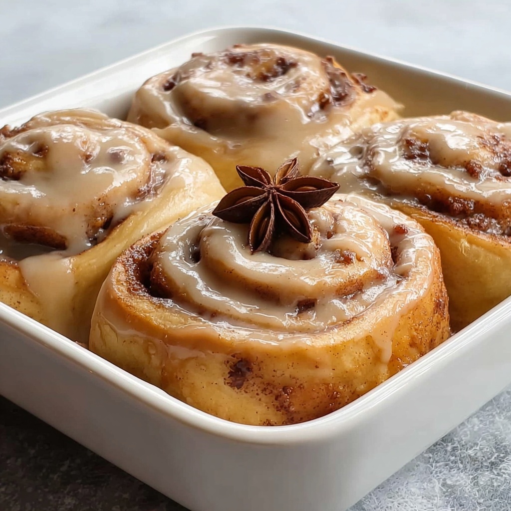 Chai Spice Cinnamon Rolls with Cream Cheese Frosting Recipe - Recipe Image