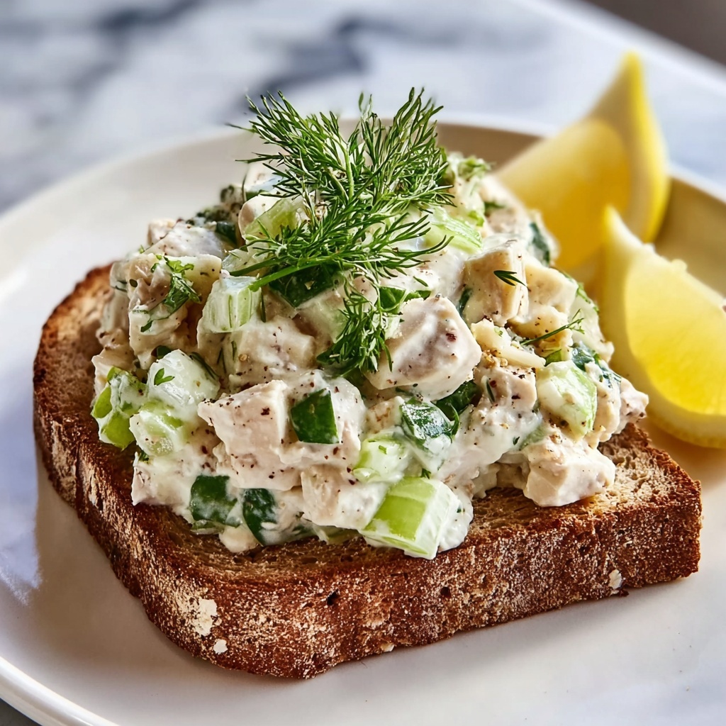High-Protein Cottage Cheese Chicken Salad Recipe - Recipe Image