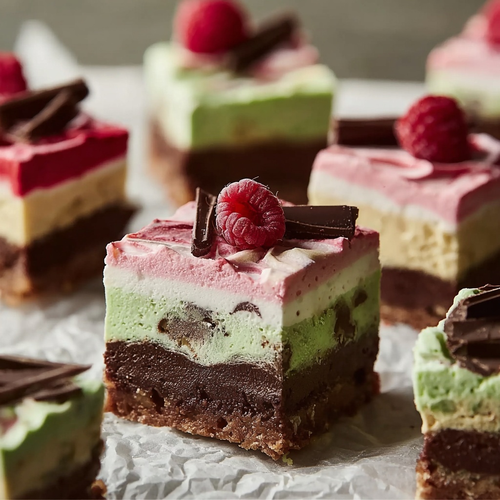 Spumoni Bars Recipe - Recipe Image
