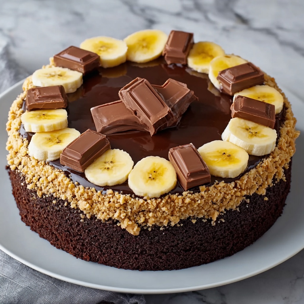 Banana and Chocolate Delight Cake Recipe - Recipe Image