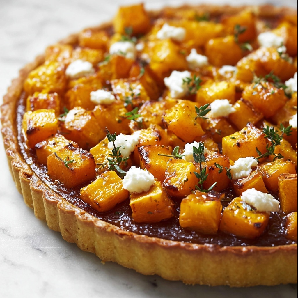 Savory Butternut Squash Pie Recipe - Recipe Image