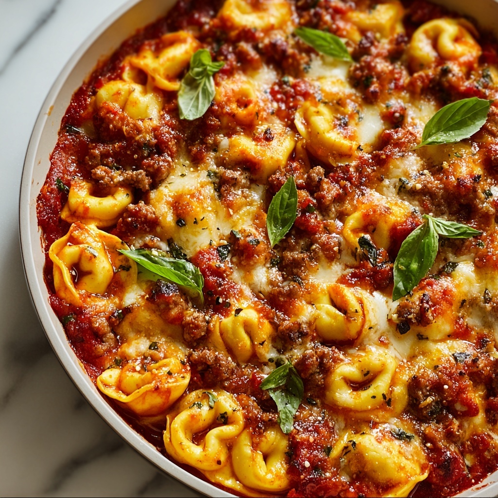 Meat Lovers Pizza Tortellini Recipe - Recipe Image