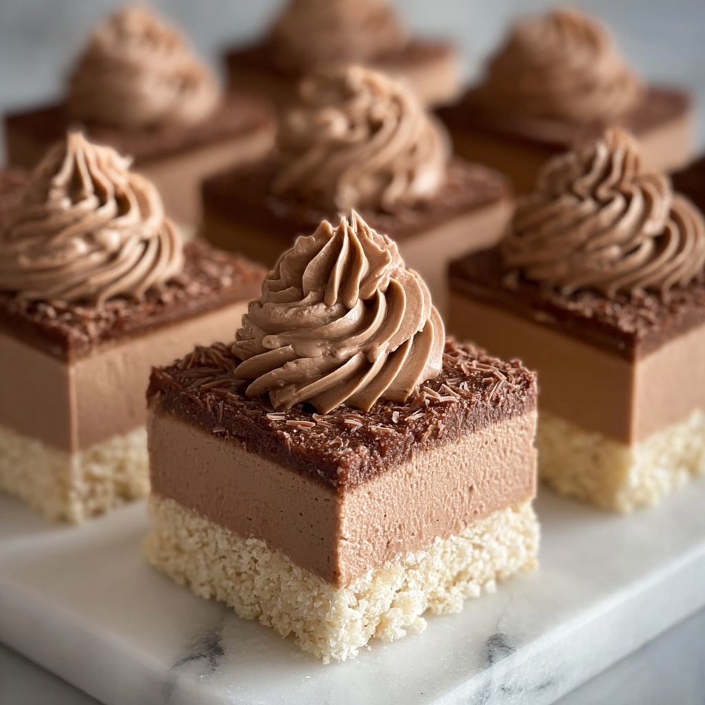 French Silk Pie Bars Recipe - Recipe Image