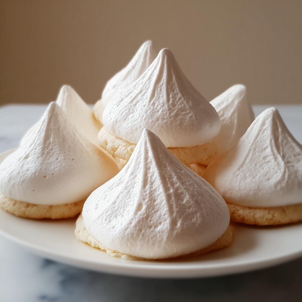 Vegan Meringues: Crispy and Light Aquafaba Treat Recipe - Recipe Image