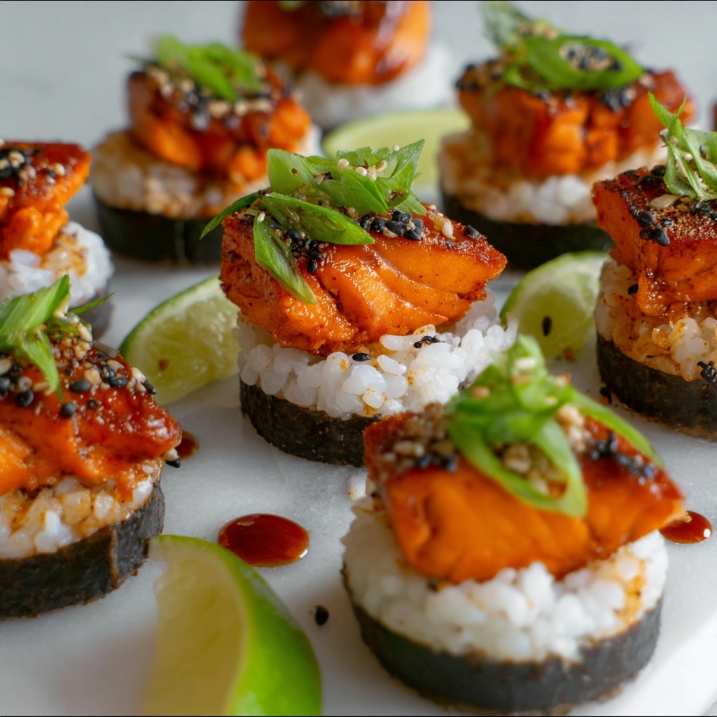 Viral Easy Salmon Sushi Bake Cups Recipe - Recipe Image