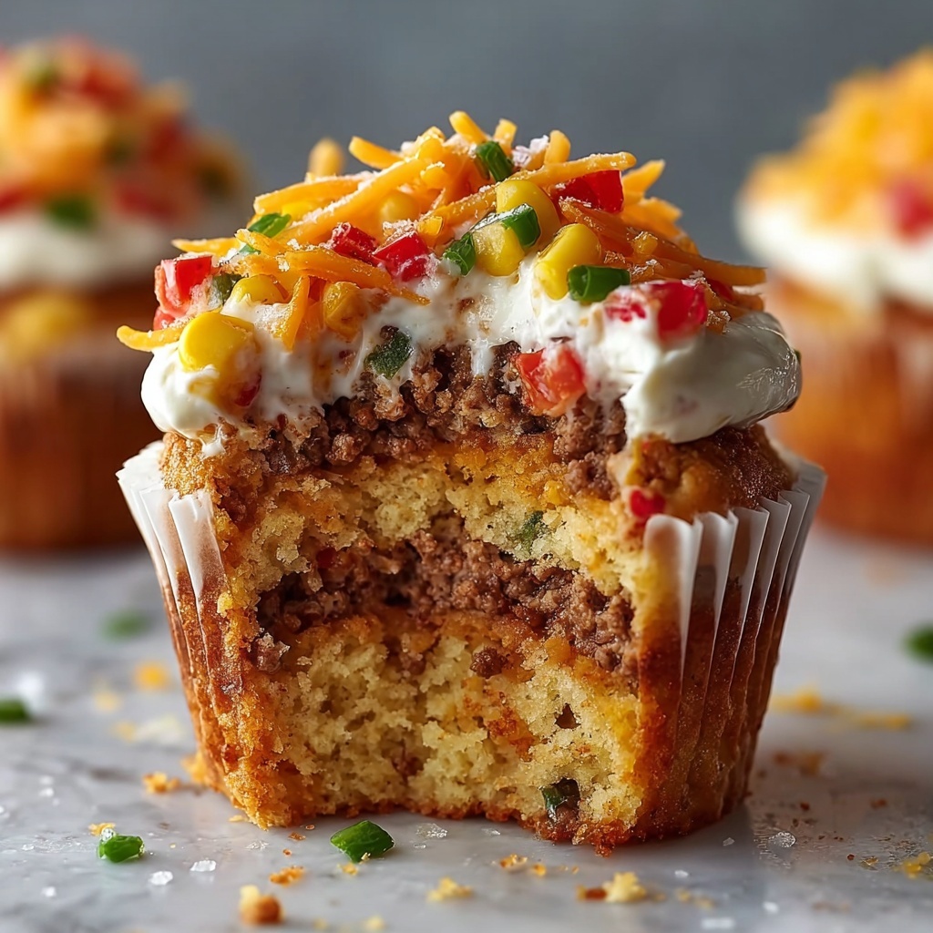 Taco Cupcakes Recipe - Recipe Image