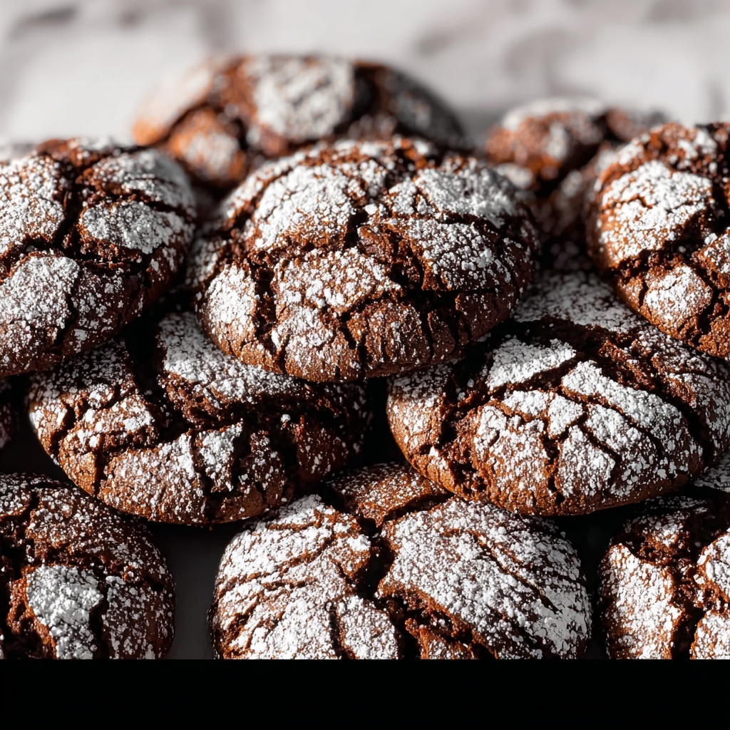 Double Chocolate Crinkle Cookies Recipe - Recipe Image