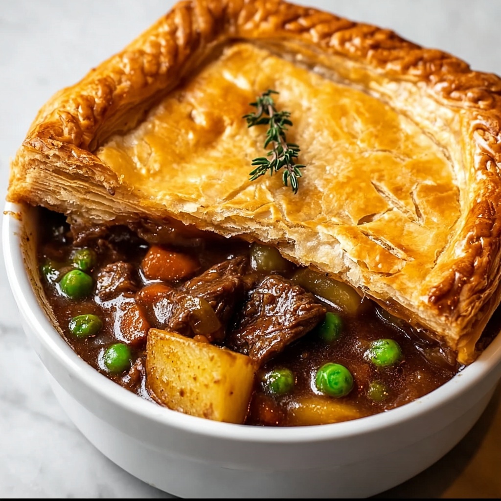 Guinness Braised Beef Pot Pie Recipe - Recipe Image