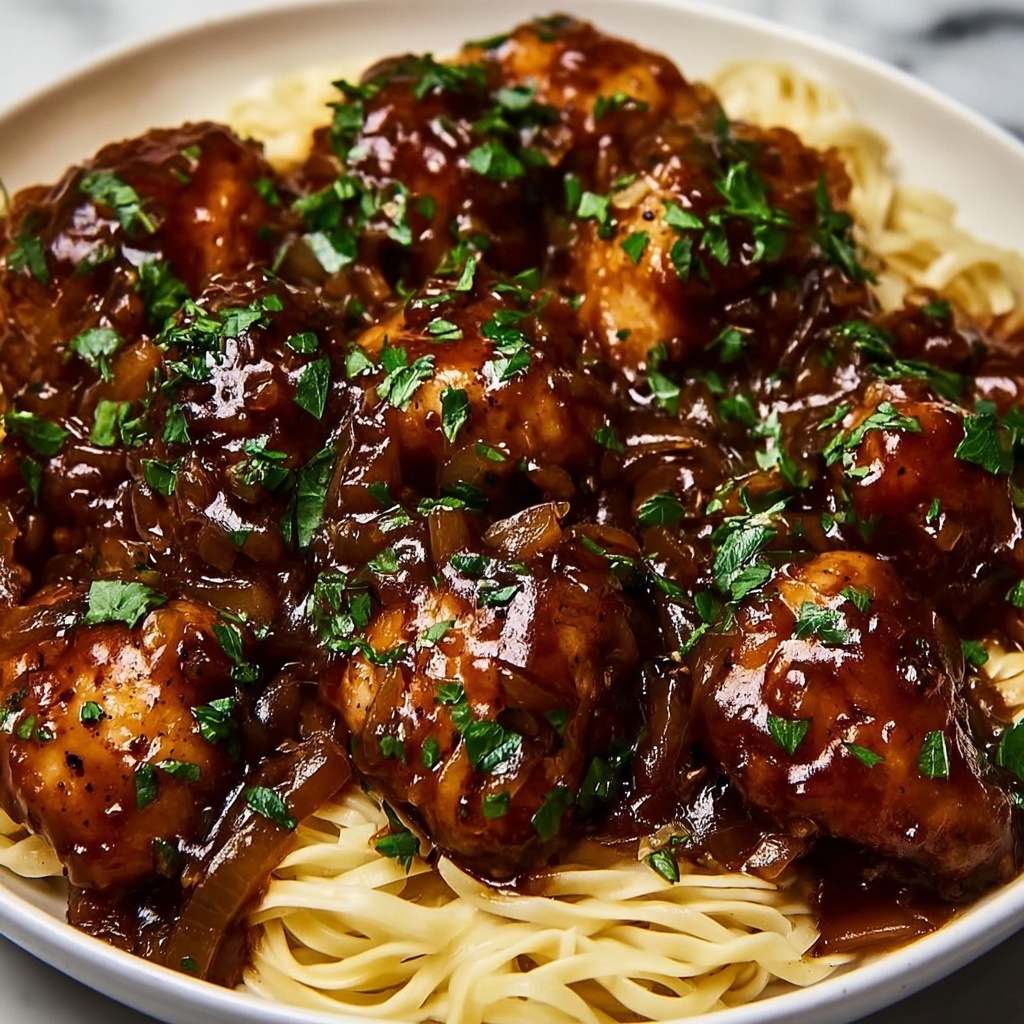 One-Pot Honey Garlic Chicken & Noodles Recipe - Recipe Image