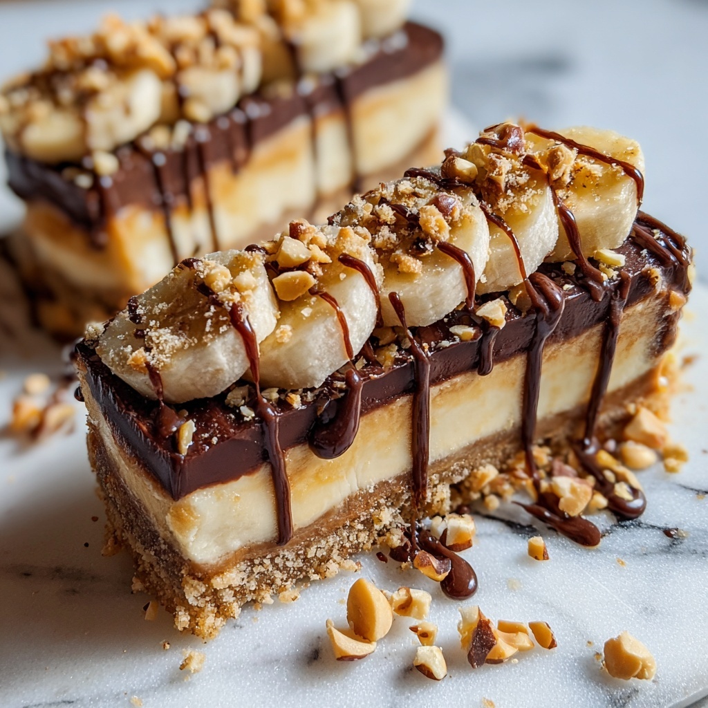Frozen Banana Dessert Bars Recipe - Recipe Image