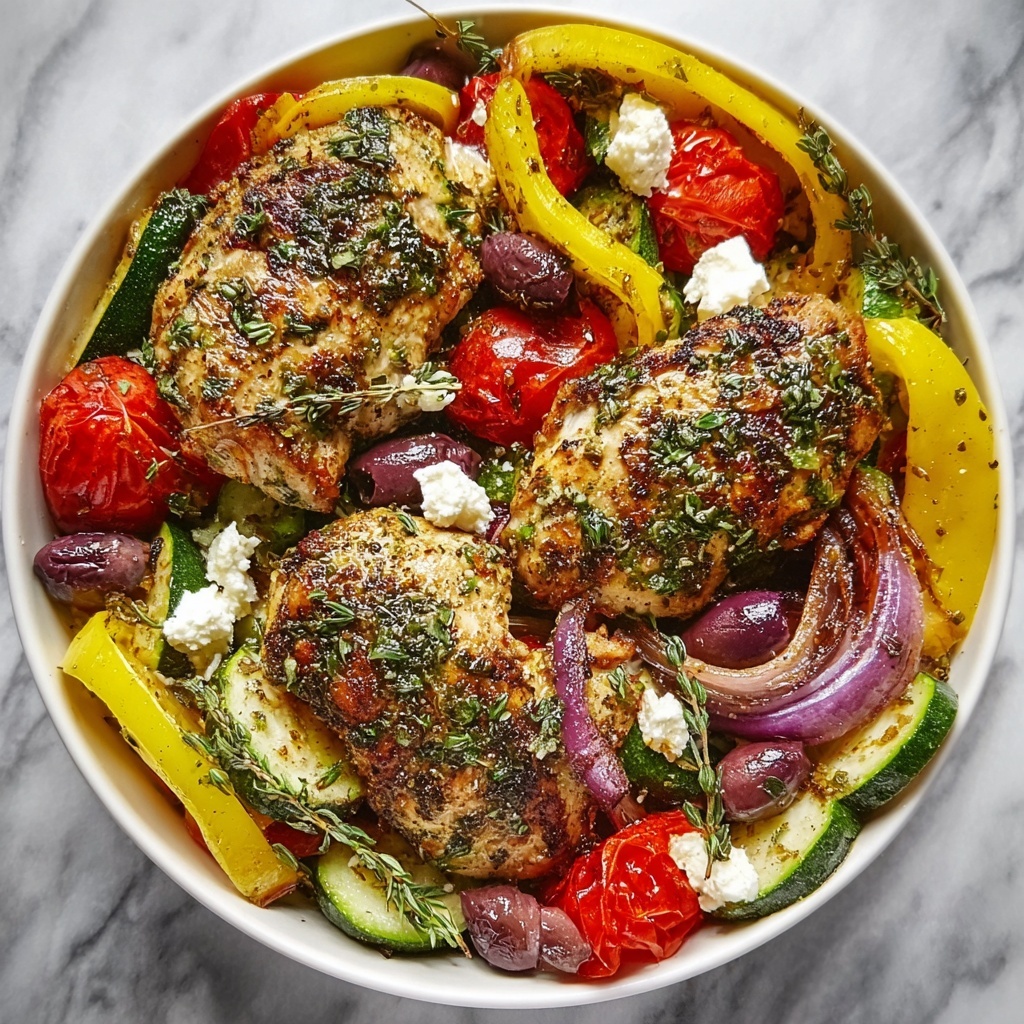 Mediterranean Chicken Zucchini Bake Recipe - Recipe Image