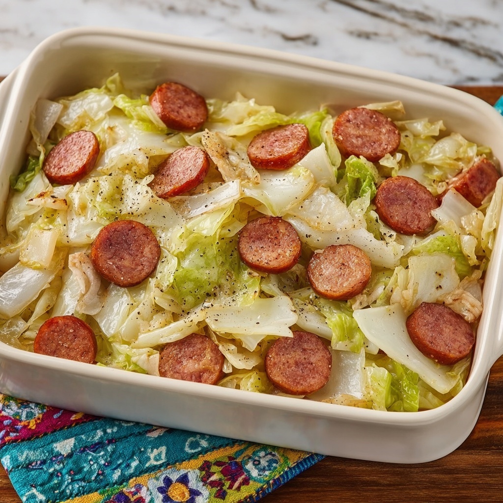 Sausage and Cabbage Stir Fry Recipe - Recipe Image