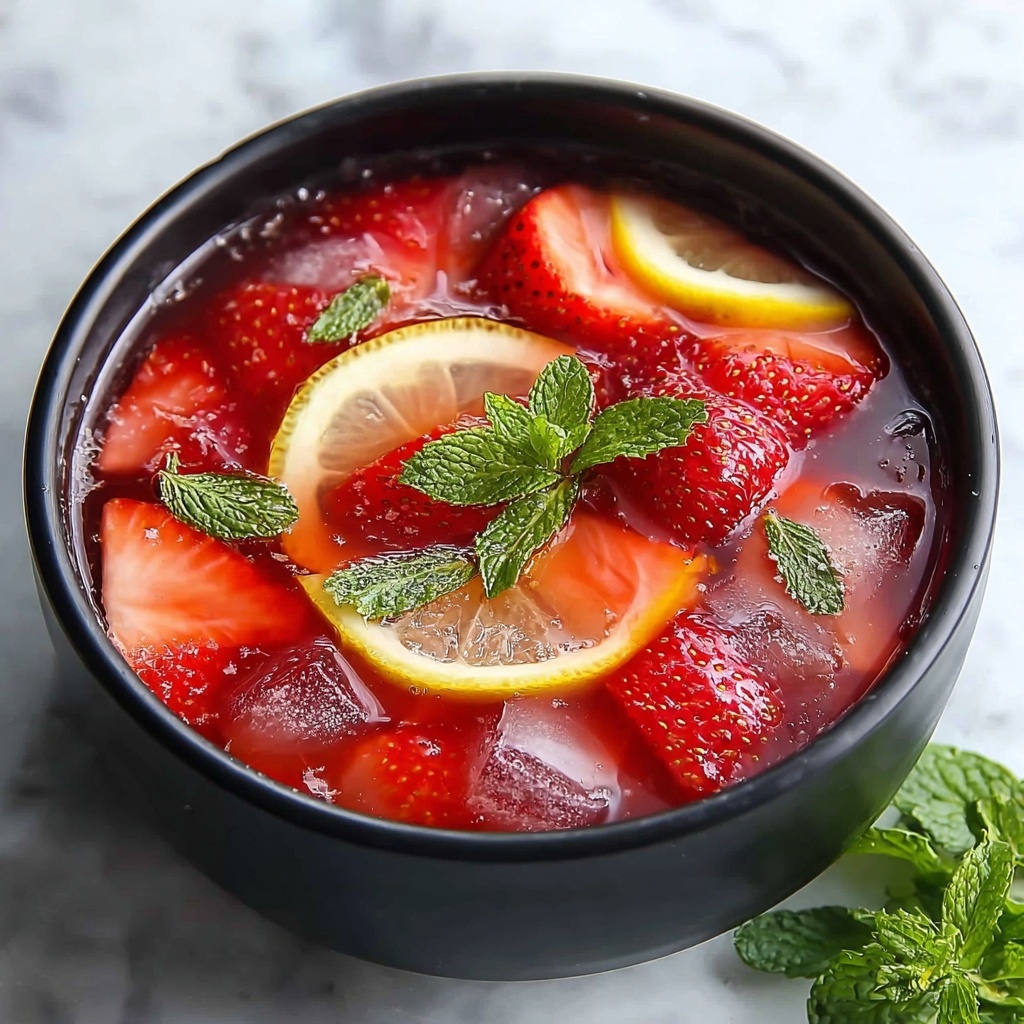 Hibiscus Tea Strawberry-Lemonade Refresher Recipe - Recipe Image