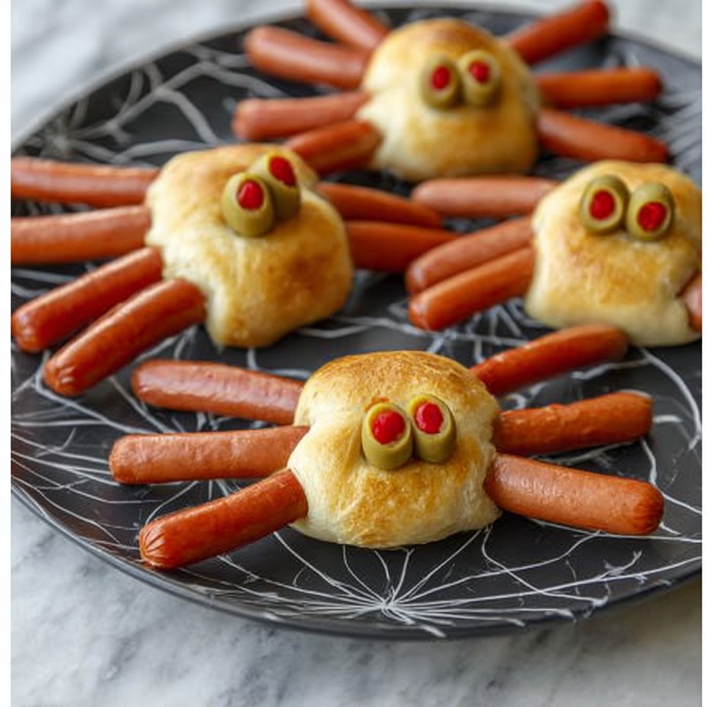 Spider Hotdogs Recipe - Recipe Image