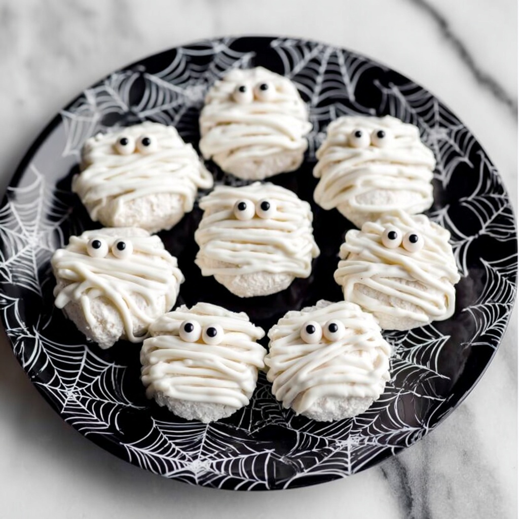 Mummy Doughnuts Recipe - Recipe Image