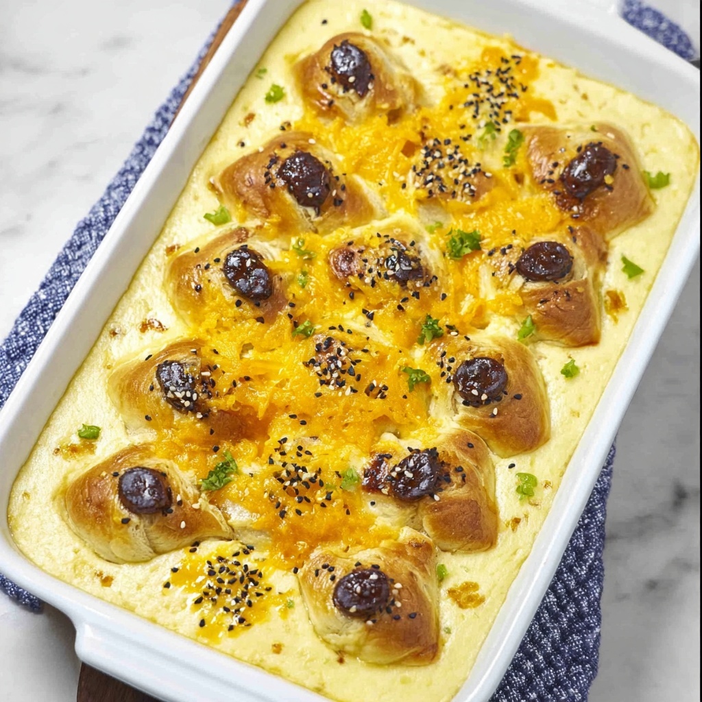 Sausage Crescent Roll Breakfast Casserole Recipe - Recipe Image