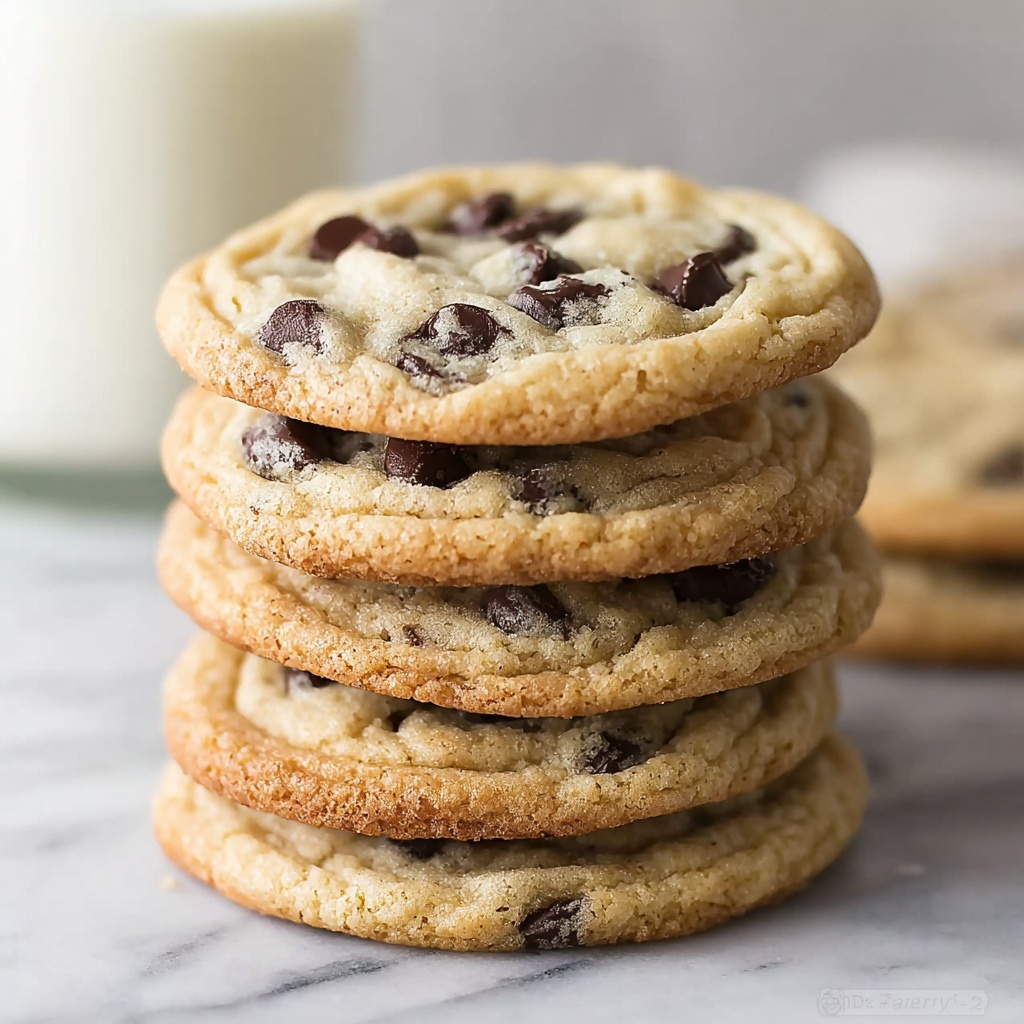 Eggless Chocolate Chip Cookies Recipe - Recipe Image