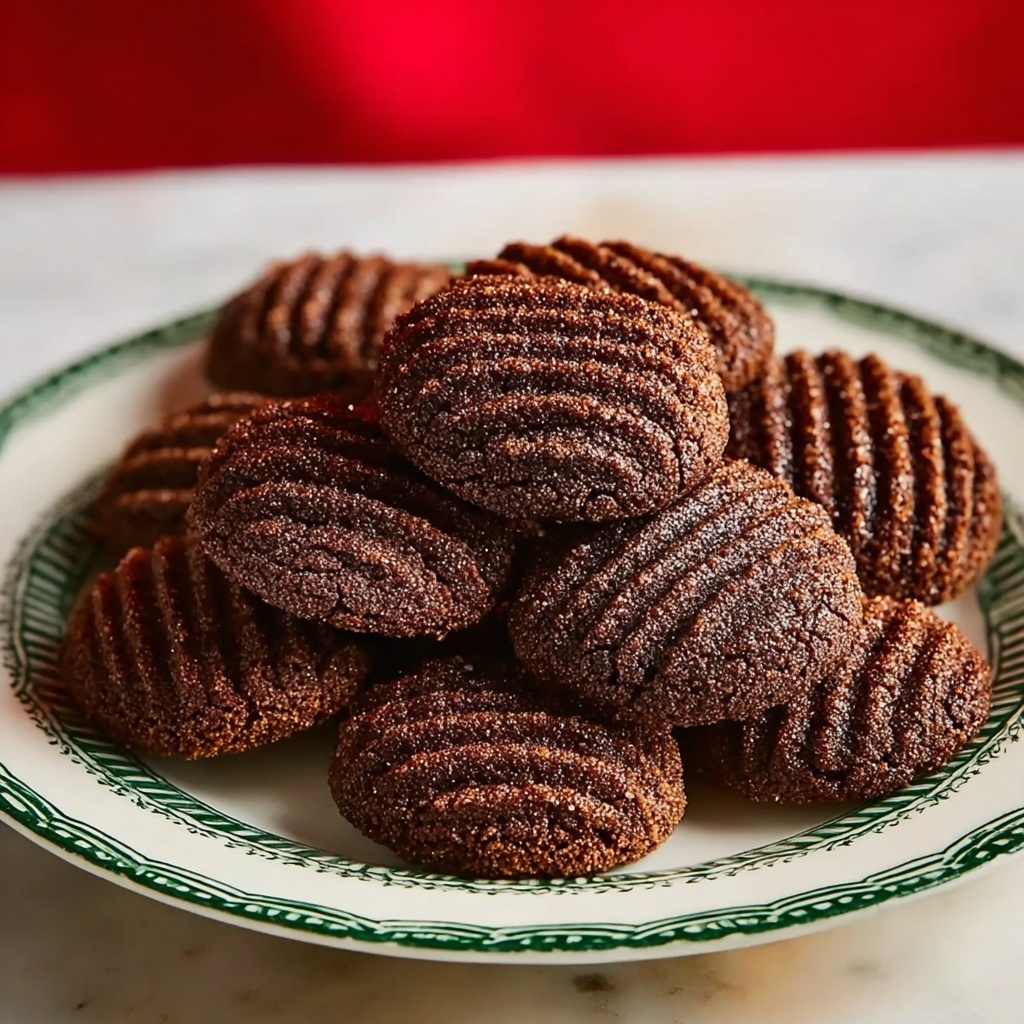 Gluten-Free Chocolate Shortbread Cookies Recipe - Recipe Image