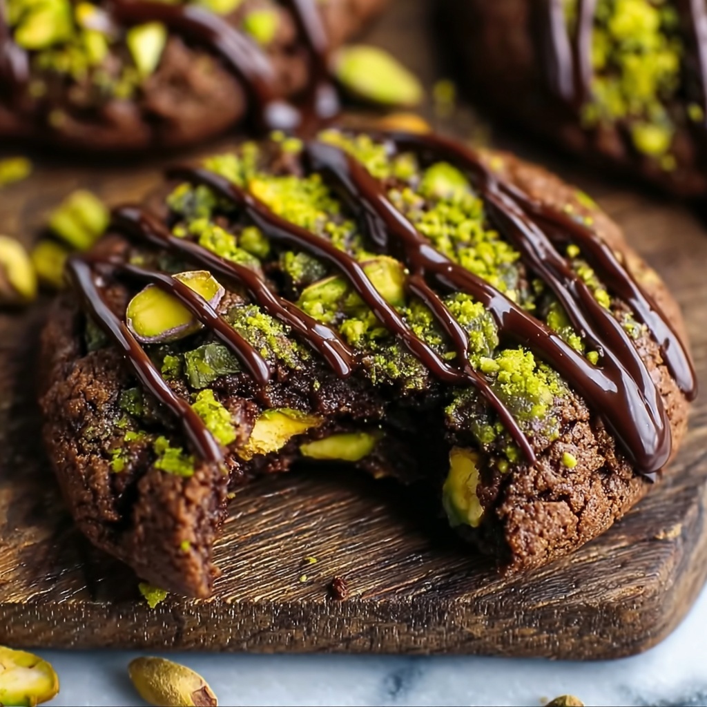 Brown Butter Milk Chocolate Pistachio Cookies Recipe - Recipe Image